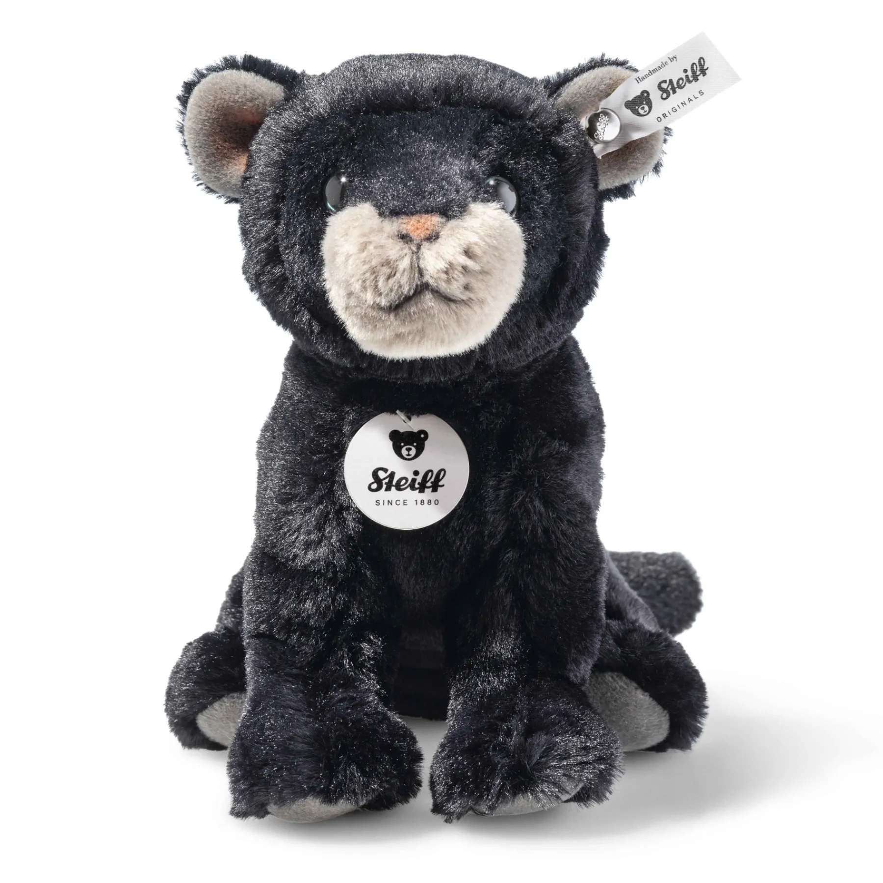 Enfant Steiff Anniversaire | Mini Peluches*Bébé panthère Taky, 19 cm, noir