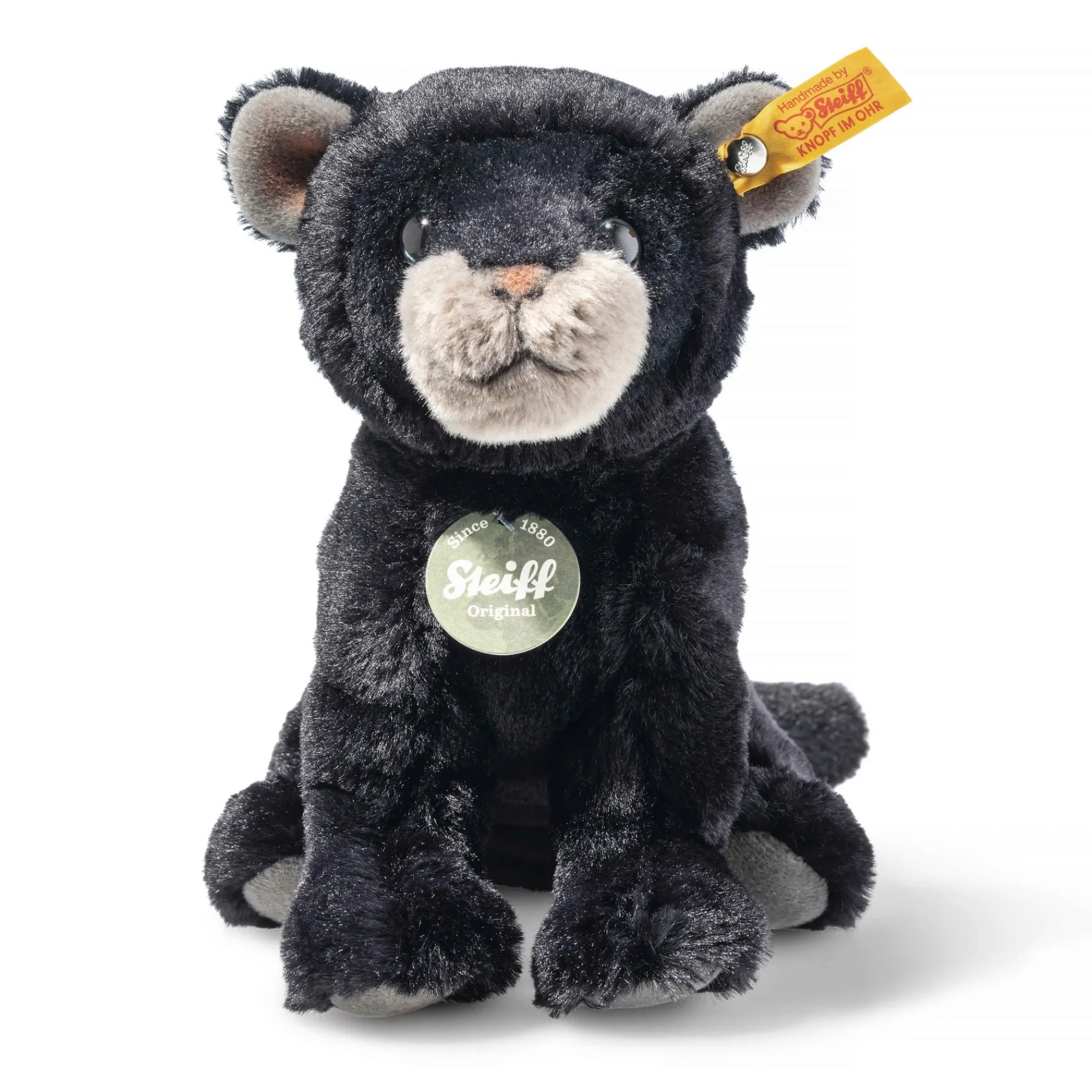 Enfant Steiff Anniversaire | Mini Peluches*Bébé panthère Taky, 19 cm, noir