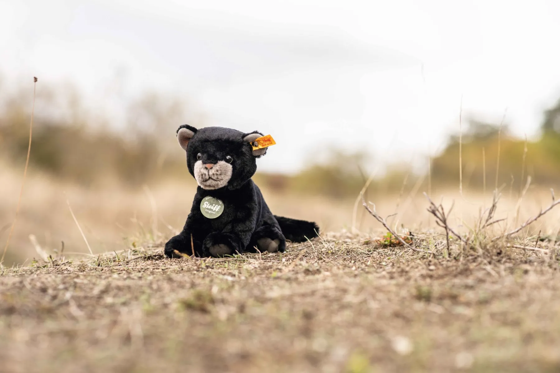 Enfant Steiff Anniversaire | Mini Peluches*Bébé panthère Taky, 19 cm, noir