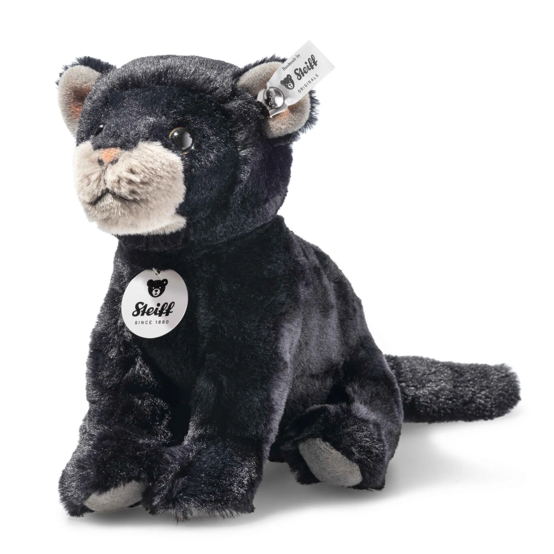 Enfant Steiff Anniversaire | Mini Peluches*Bébé panthère Taky, 19 cm, noir