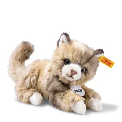 Enfant Steiff Anniversaire | Mini Peluches*Chat Lucy, 18 cm, beige