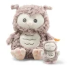 Steiff Naissance Et Baptême | Friends*Chouette Ollie avec boîte àmusique, 21 cm, beige