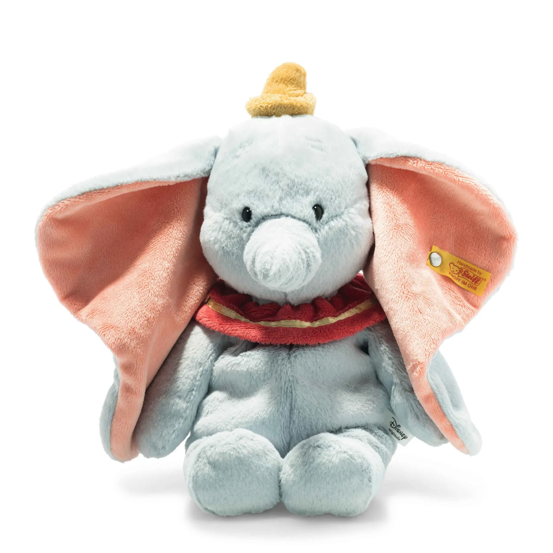 Steiff Anniversaire | Friends*Disney Originals Dumbo, 30 cm, bleu clair