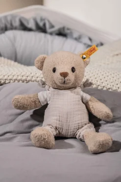 Steiff Naissance Et Baptême | Friends*GOTS ours Teddy Noah, 26 cm, beige