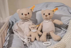 Steiff Naissance Et Baptême | Friends*GOTS ours Teddy Noah doudou , 32 cm, beige
