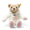 Enfant Steiff Anniversaire | Friends*Hoodie-ours Teddy lapin, 27 cm, blanc