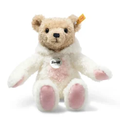 Enfant Steiff Anniversaire | Friends*Hoodie-ours Teddy lapin, 27 cm, blanc