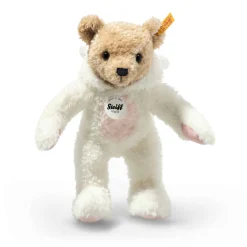 Enfant Steiff Anniversaire | Friends*Hoodie-ours Teddy lapin, 27 cm, blanc