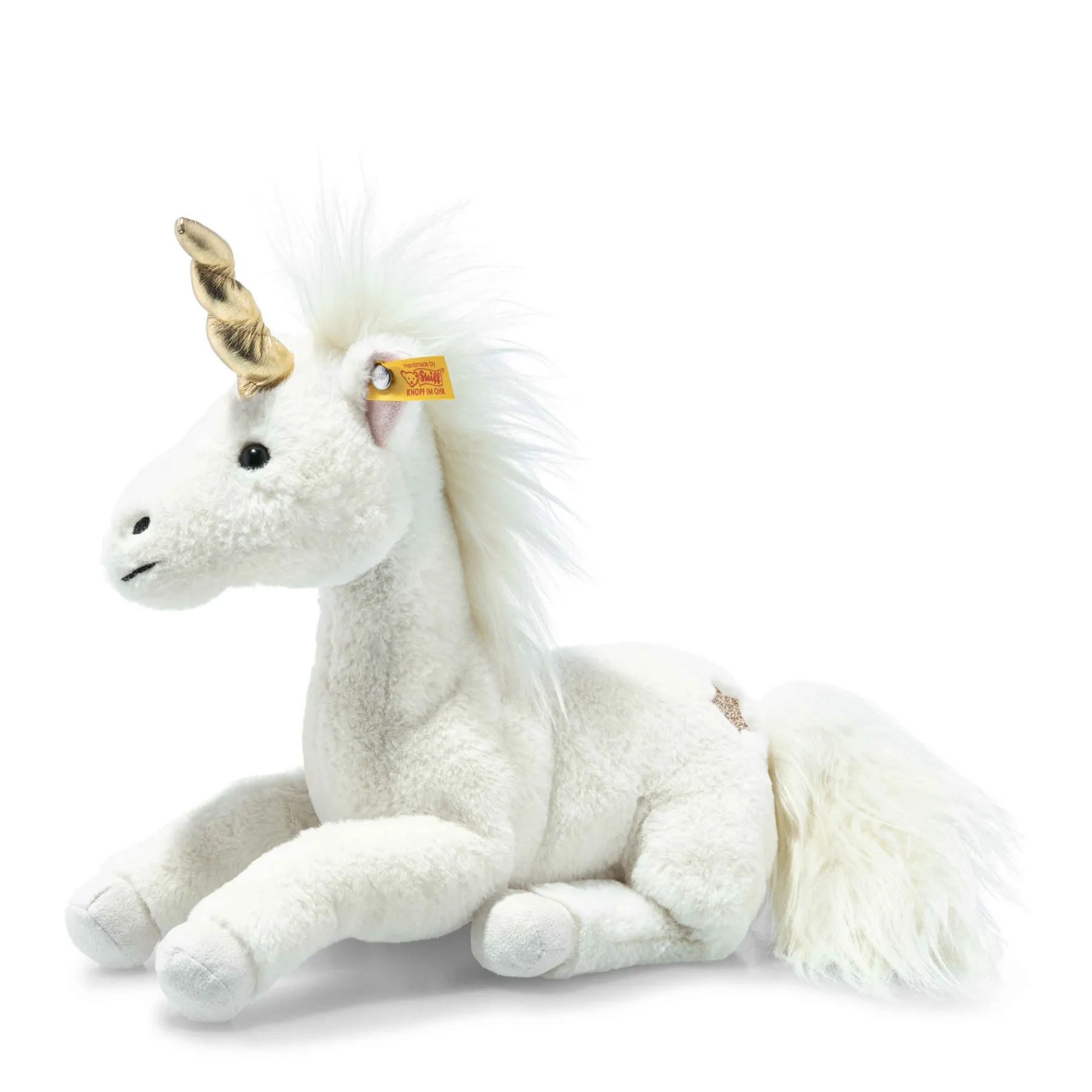 Enfant Steiff Anniversaire | Friends*Licorne-pantin Unica, 27 cm, blanc