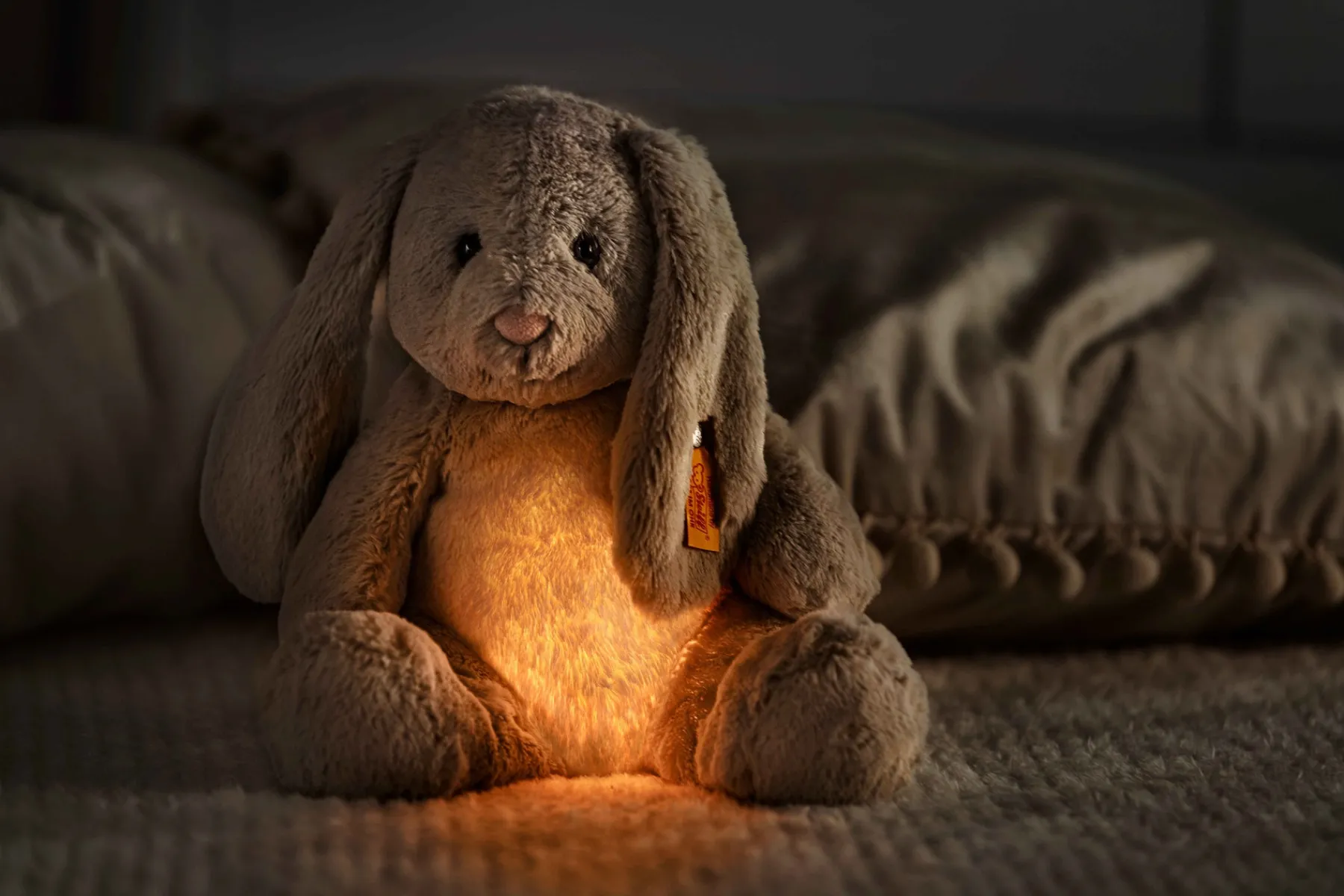 Enfant Steiff Friends | Peluches Pour Enfants*Light at Night lapin Hoppie, 28 cm, gris clair