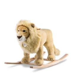 Enfant Steiff Naissance Et Baptême | Animaux À Bascule*Lion à bascule Leo, 70 cm, beige