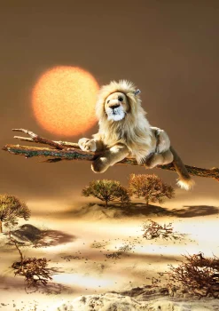 Enfant Steiff Grands Amis Steiff | Peluches Pour Enfants*Lion Leo, 45 cm, beige