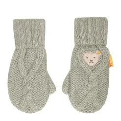 Enfant Steiff Bonnets Et Ècharpes*Moufles, gris clair pour Garçons