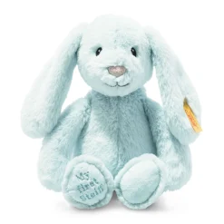 Steiff Naissance Et Baptême | Friends*My first lapin Hoppie, 26 cm, bleu clair