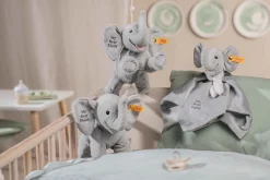 Steiff Naissance Et Baptême | Peluches Musicales*My first éléphant Ellie boîte à musique, 25 cm, gris clair
