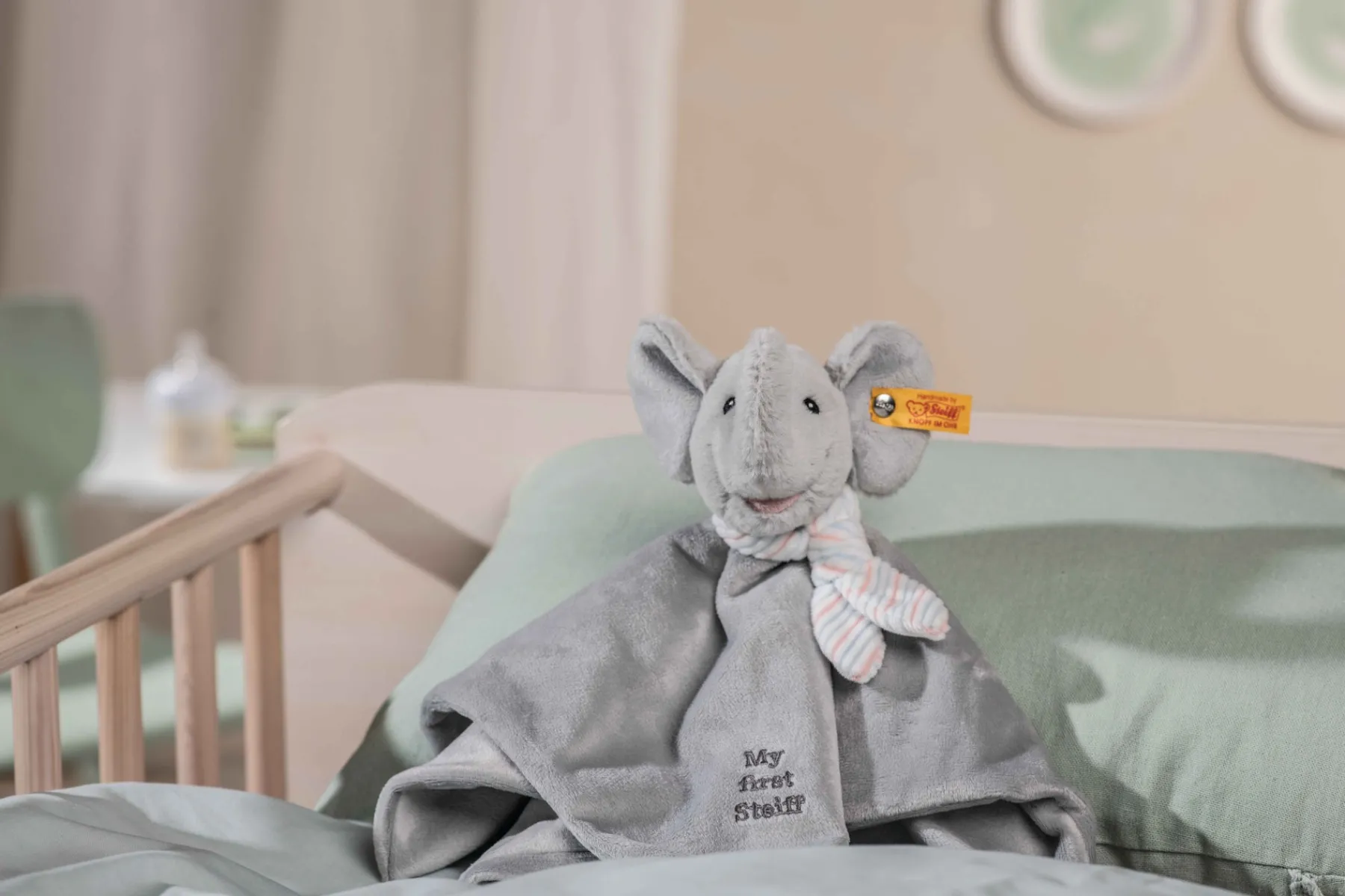 Steiff Naissance Et Baptême | Doudous*My first éléphant Ellie doudou, 26 cm, gris clair