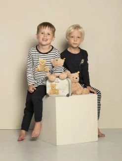 Enfant Steiff Anniversaire | Friends*Ours Teddy Jimmy dans sa valise, 25 cm, brun clair