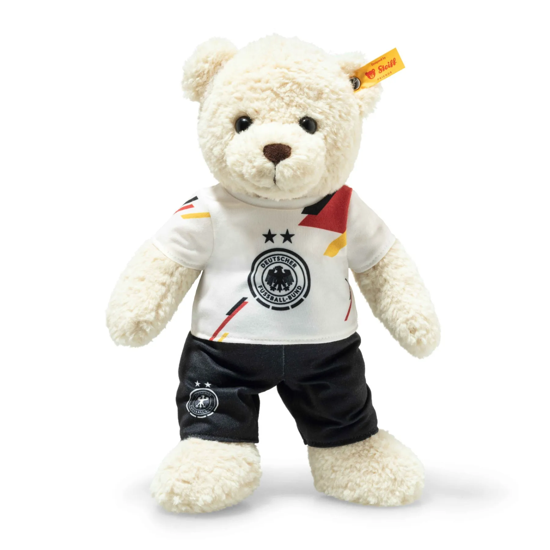 Enfant Steiff Oursons Teddy Pour Les Enfants | Friends*Ours Teddy Mila DFB édition, 30 cm, beige
