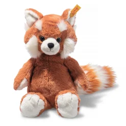 Enfant Steiff Anniversaire | Friends*Panda roux Benji, 28 cm, orange
