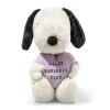 Enfant Steiff Peanuts | Mini Peluches*Snoopy Heartbreakers Club, 22 cm, blanc