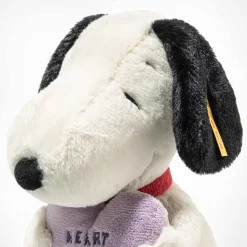 Enfant Steiff Peanuts | Mini Peluches*Snoopy Heartbreakers Club, 22 cm, blanc