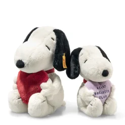 Enfant Steiff Peanuts | Mini Peluches*Snoopy Heartbreakers Club, 22 cm, blanc