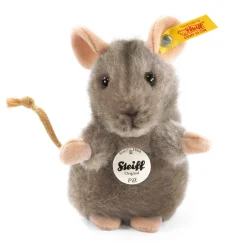 Enfant Steiff Mini Peluches | Peluches Pour Enfants*Souris Piff, 10 cm, gris clair
