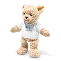Steiff Naissance Et Baptême | Oursons Teddy Pour Bébés*Teddy bear avec un t-shirt personnalisé, 32 cm, beige