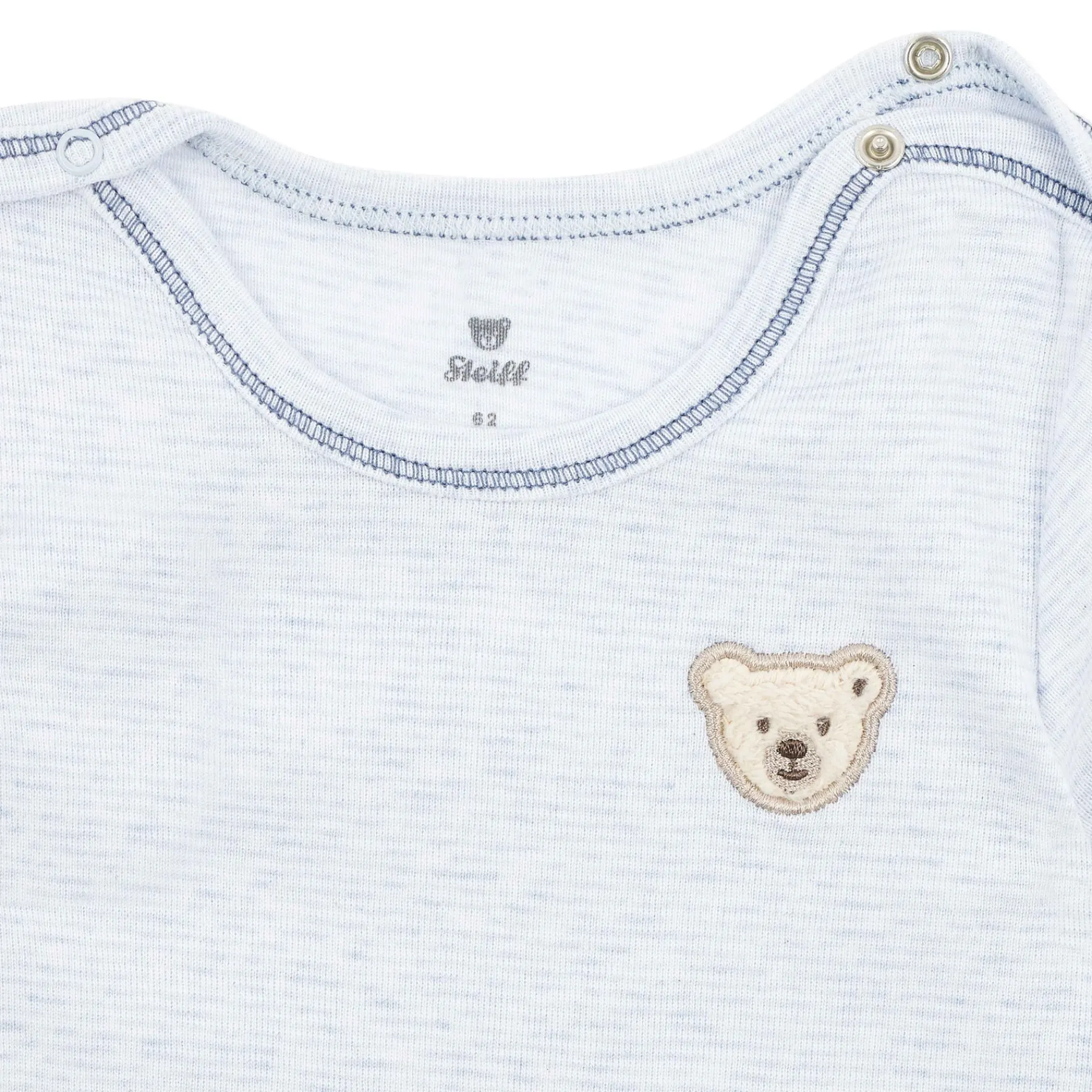 Steiff Corps, Barboteuse Et Combinaisons*Body manches courtes, bleu clair pour Garçons