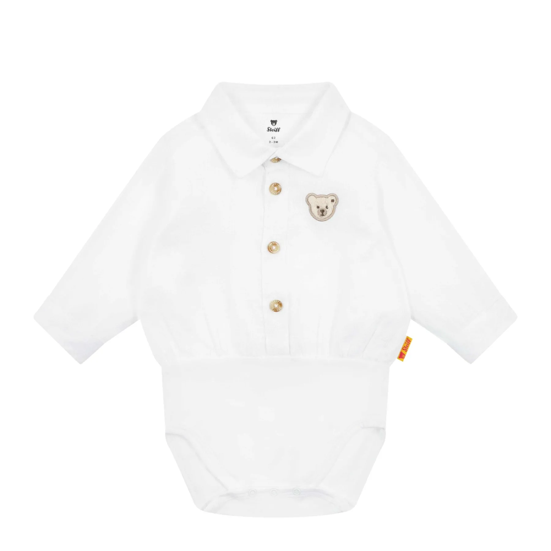 Steiff Baptême|Bébé Garçon (taille 56-80)*Body manches longues, pour Garçons