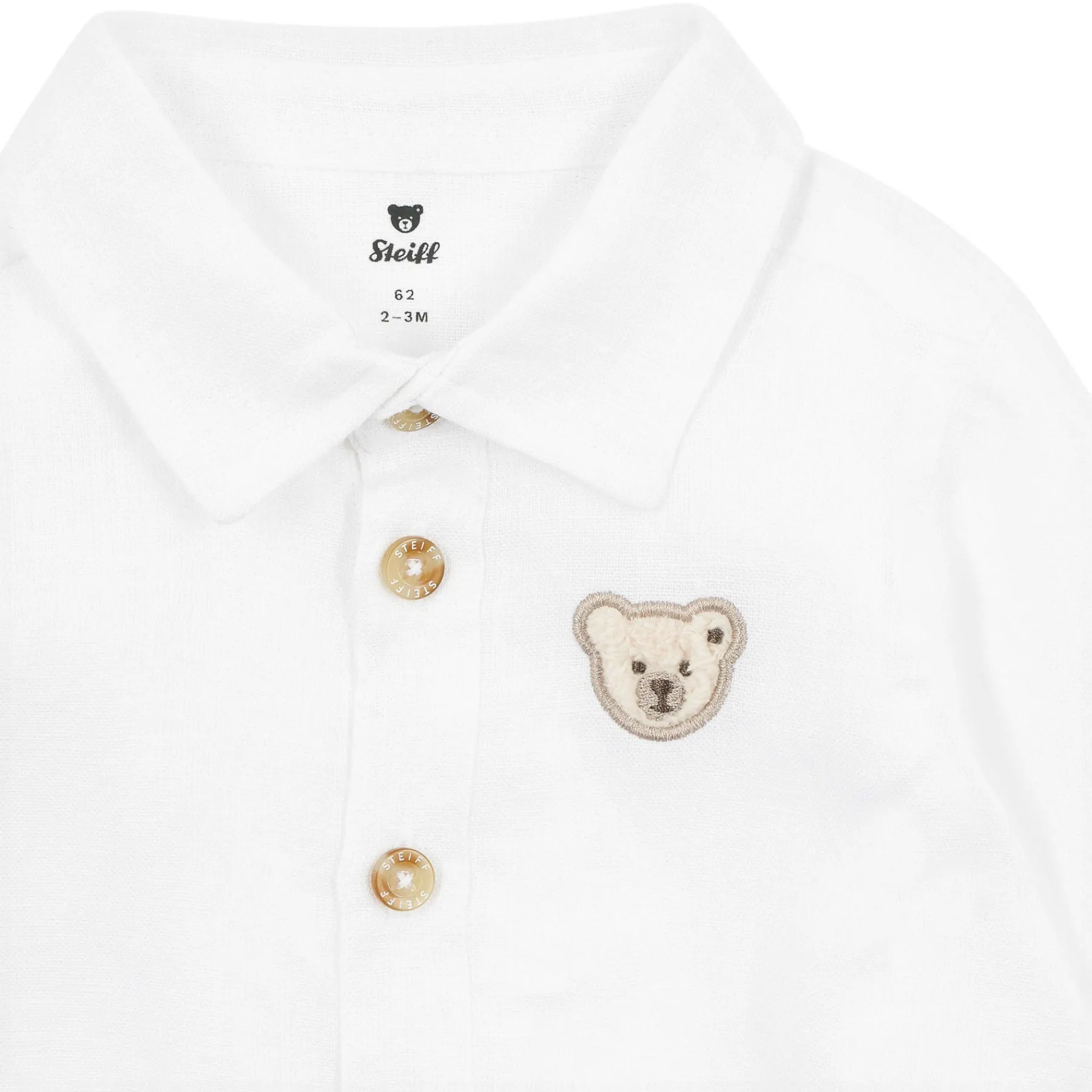 Steiff Baptême|Bébé Garçon (taille 56-80)*Body manches longues, pour Garçons