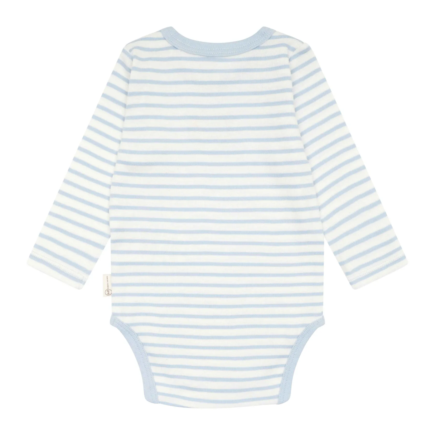Steiff Vêtements De Bébé Certifiés Gots|Corps, Barboteuse Et Combinaisons*Body manches longues GOTS, bleu clair