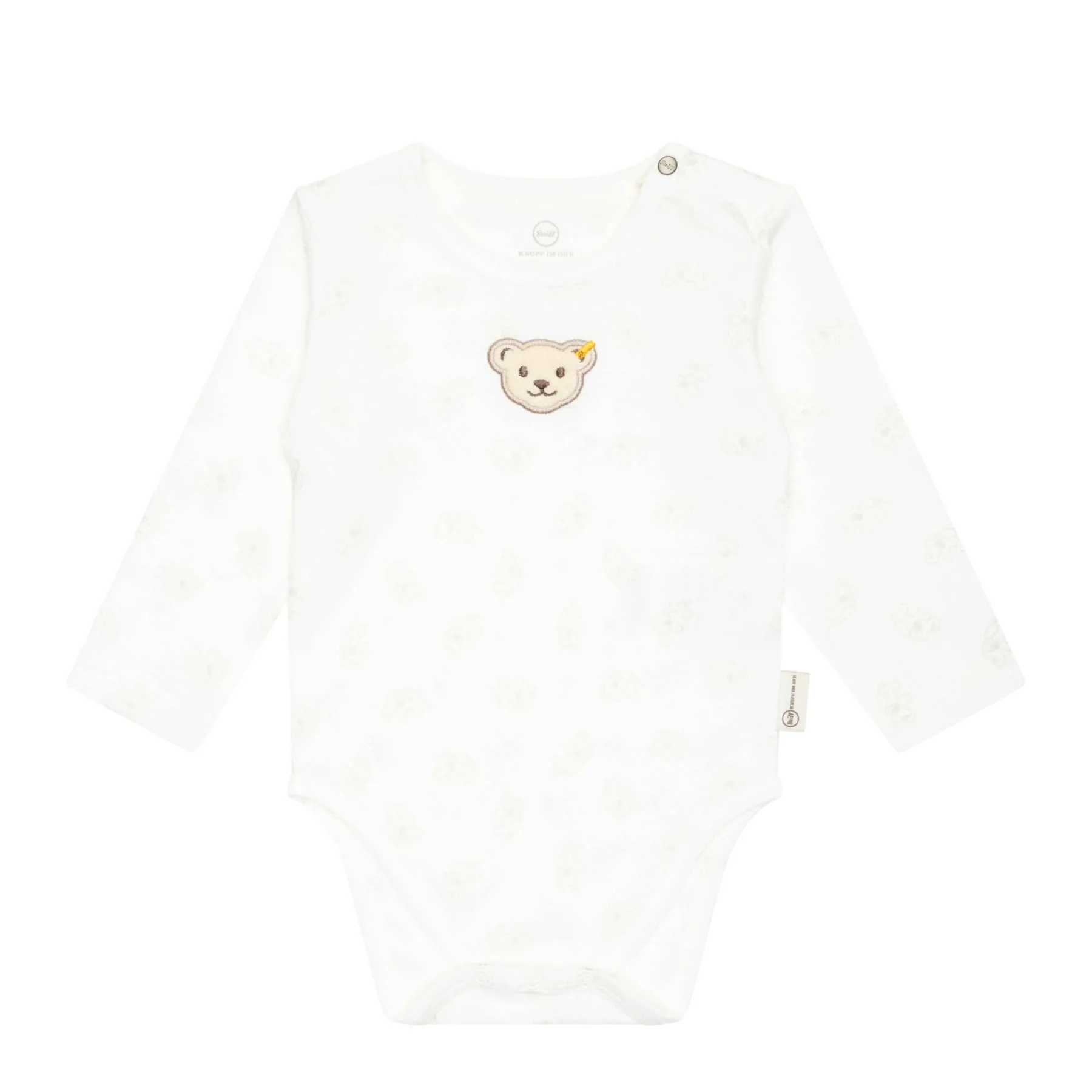 Steiff Vêtements De Bébé Certifiés Gots|Corps, Barboteuse Et Combinaisons*Body manches longues GOTS,
