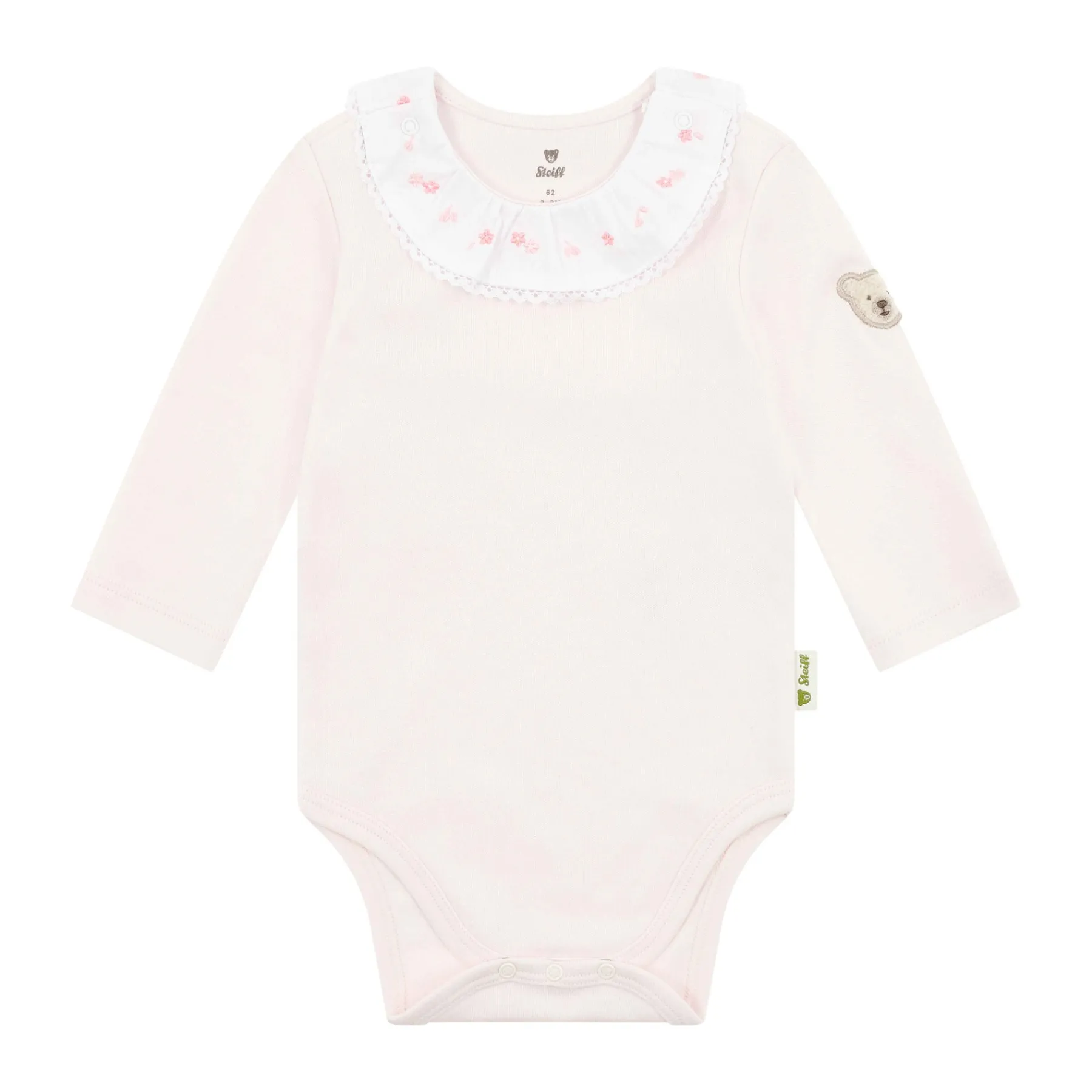 Steiff Bébé Filles (taille 56-80)|Corps, Barboteuse Et Combinaisons*Body manches longues, pâle pour Filles