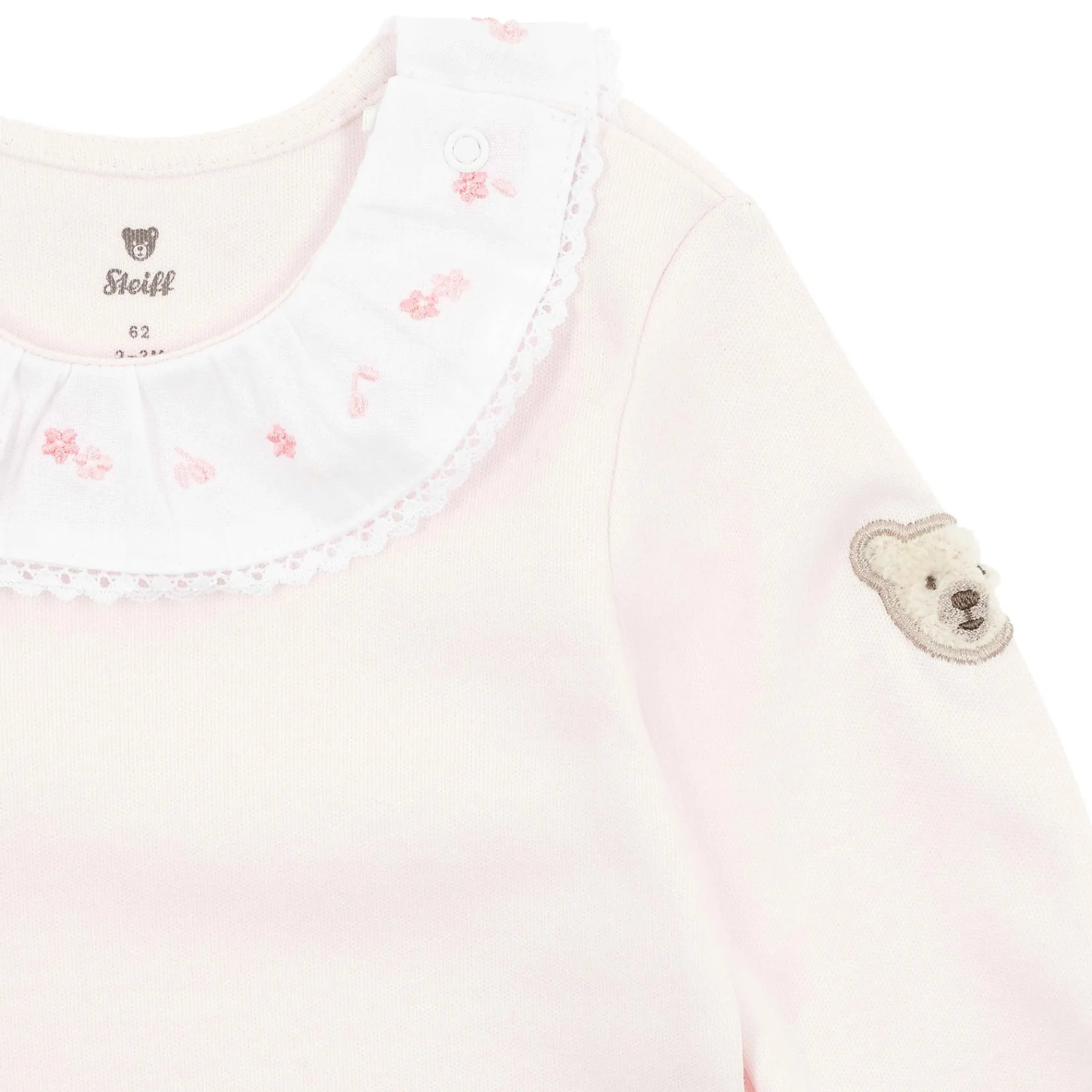 Steiff Bébé Filles (taille 56-80)|Corps, Barboteuse Et Combinaisons*Body manches longues, pâle pour Filles
