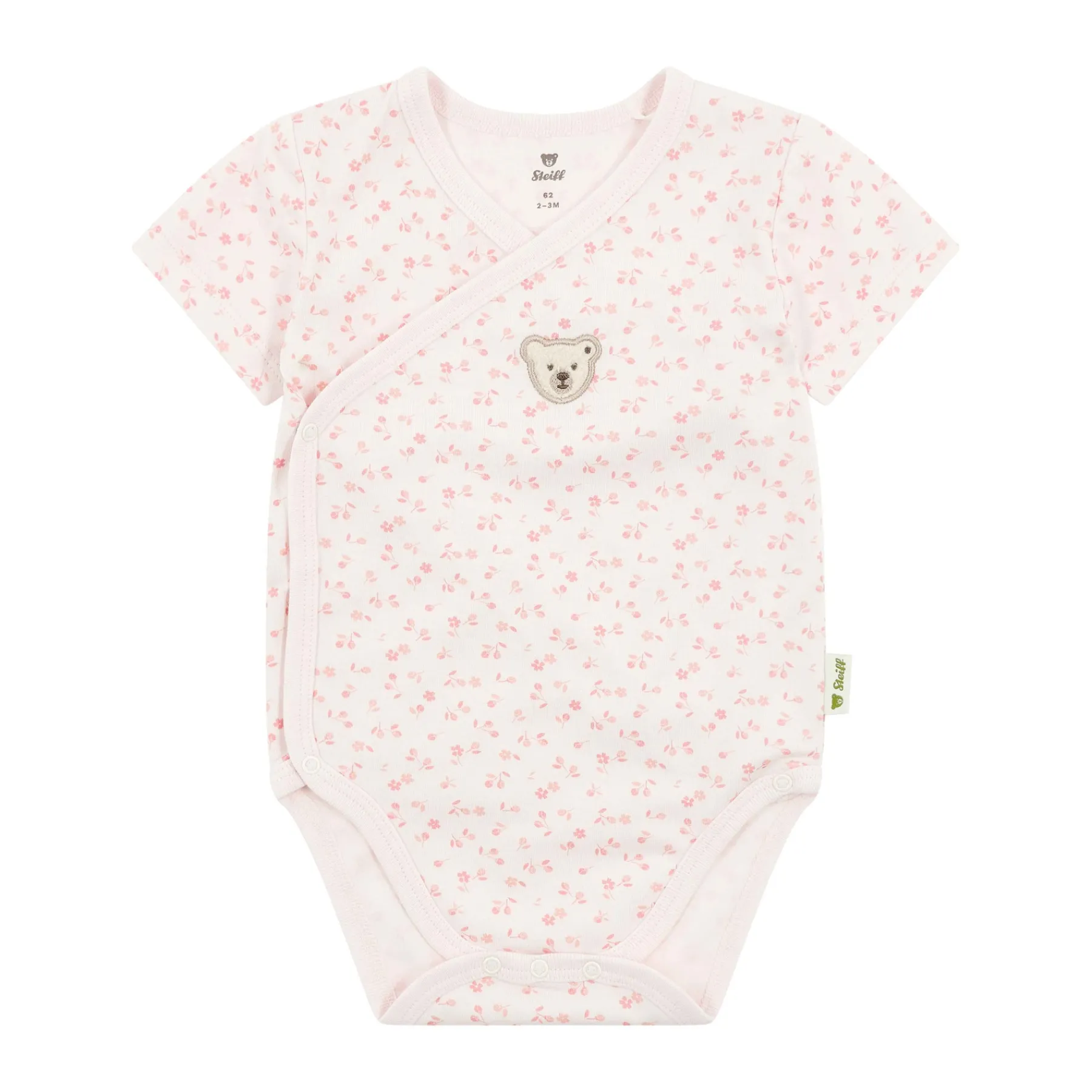 Steiff Corps, Barboteuse Et Combinaisons*Body naissance manches courtes, pâle pour Filles