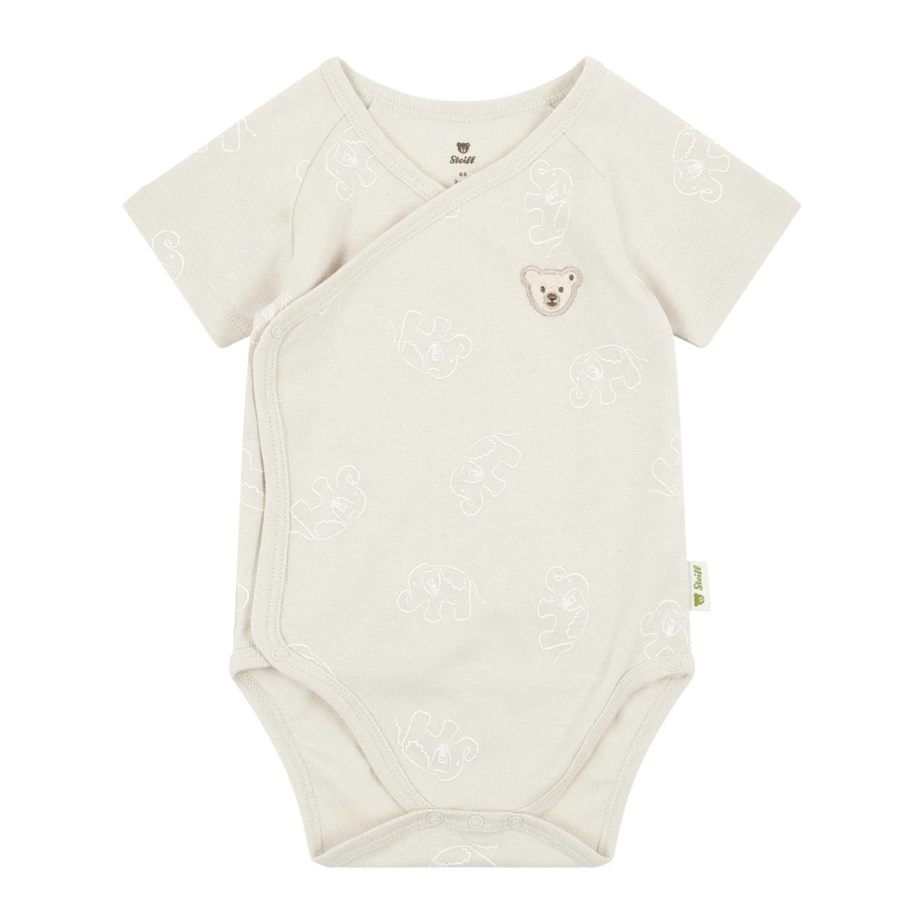 Steiff Vêtements De Bébé Certifiés Gots|Corps, Barboteuse Et Combinaisons*Body naissance manches courtes GOTS,