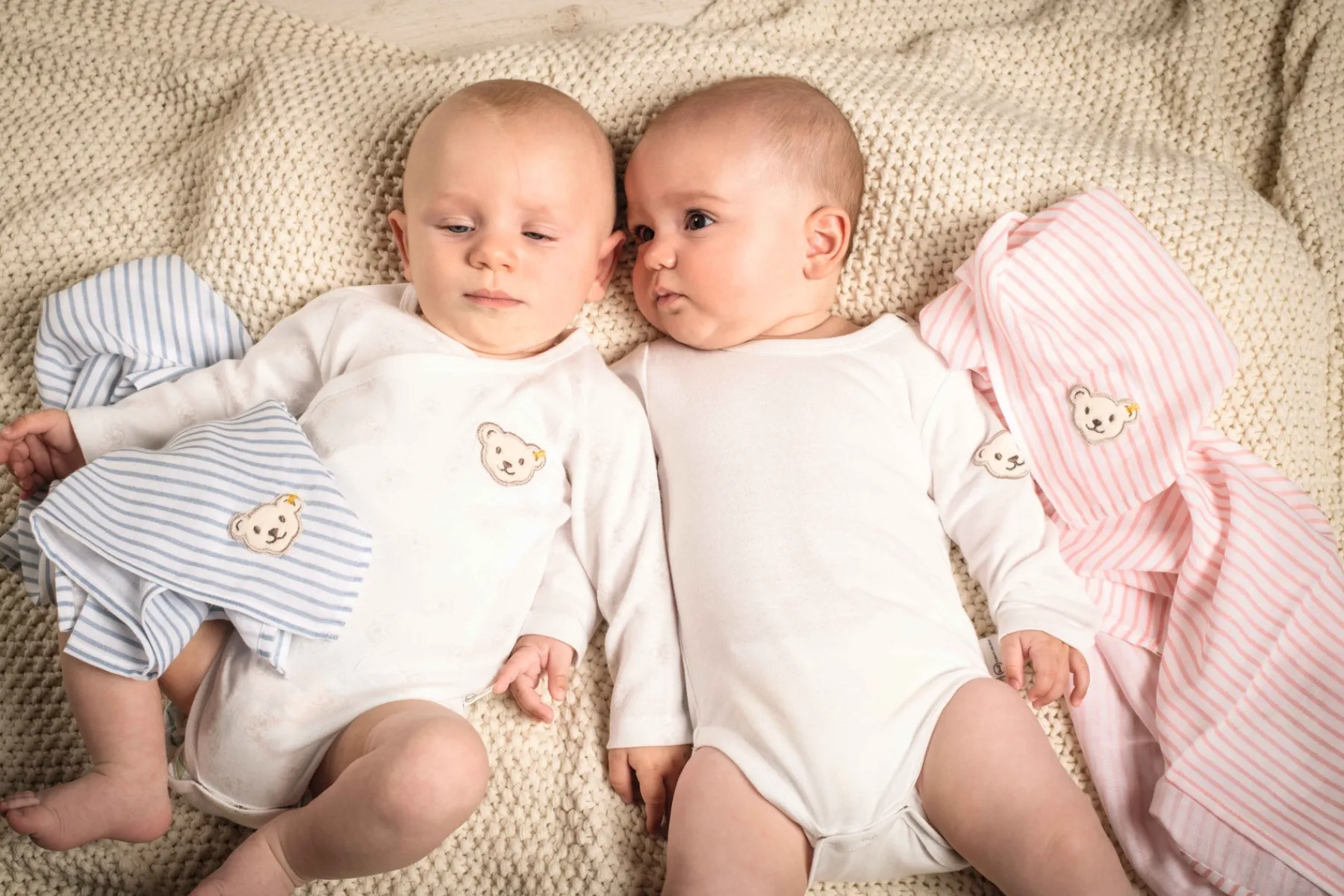 Steiff Baptême|Vêtements De Bébé Certifiés Gots*Body naissance manches longues GOTS,