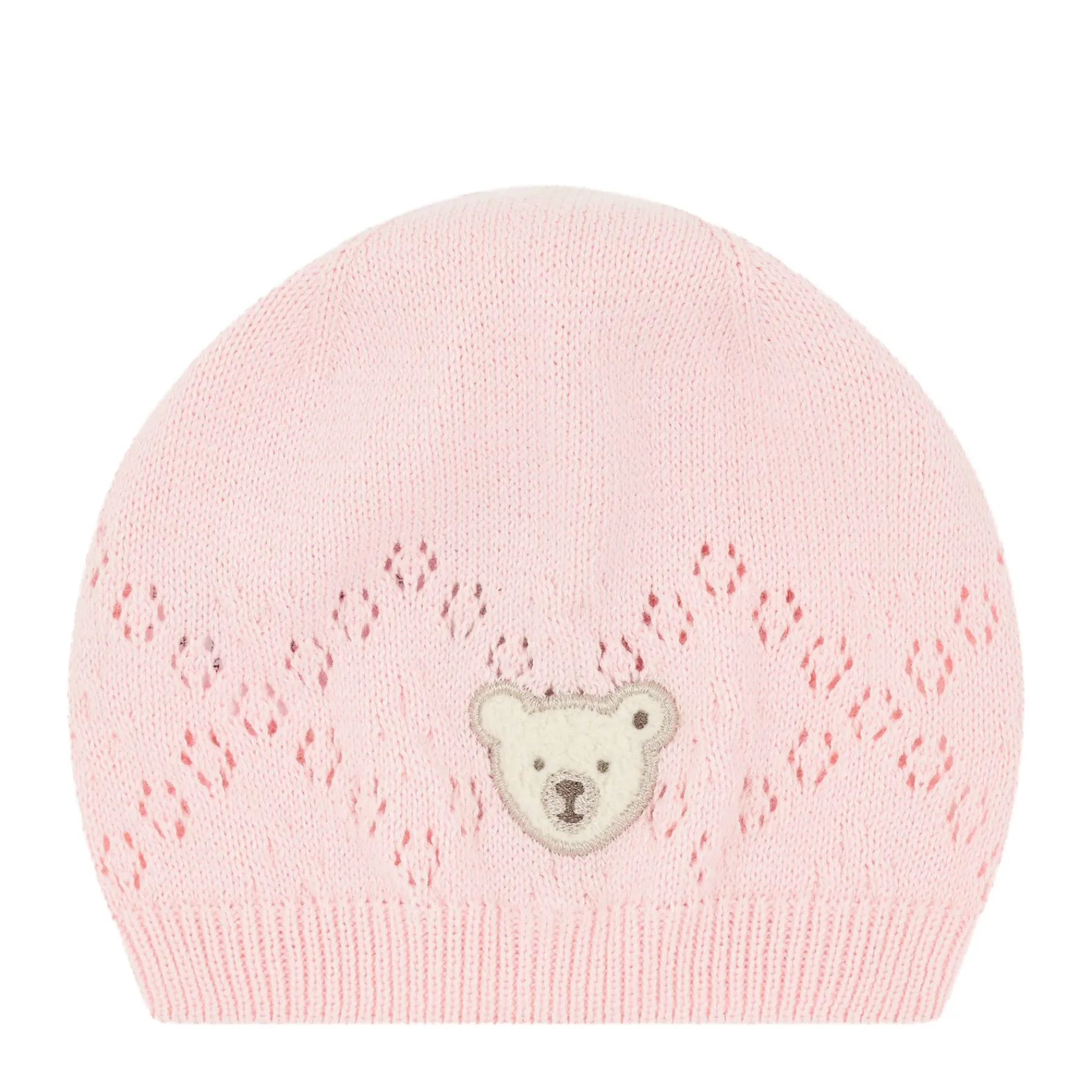 Steiff Naissance*Bonnet GOTS, pâle pour Filles