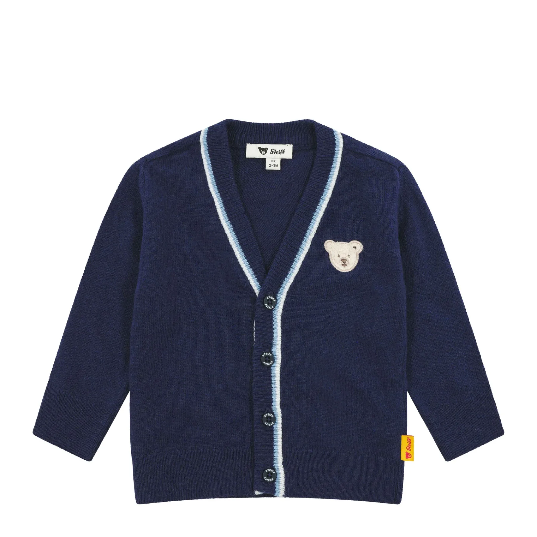 Steiff Bébé Garçon (taille 56-80)|Pull Et Tricot*Cardigan tricot, bleu foncé pour Garçons