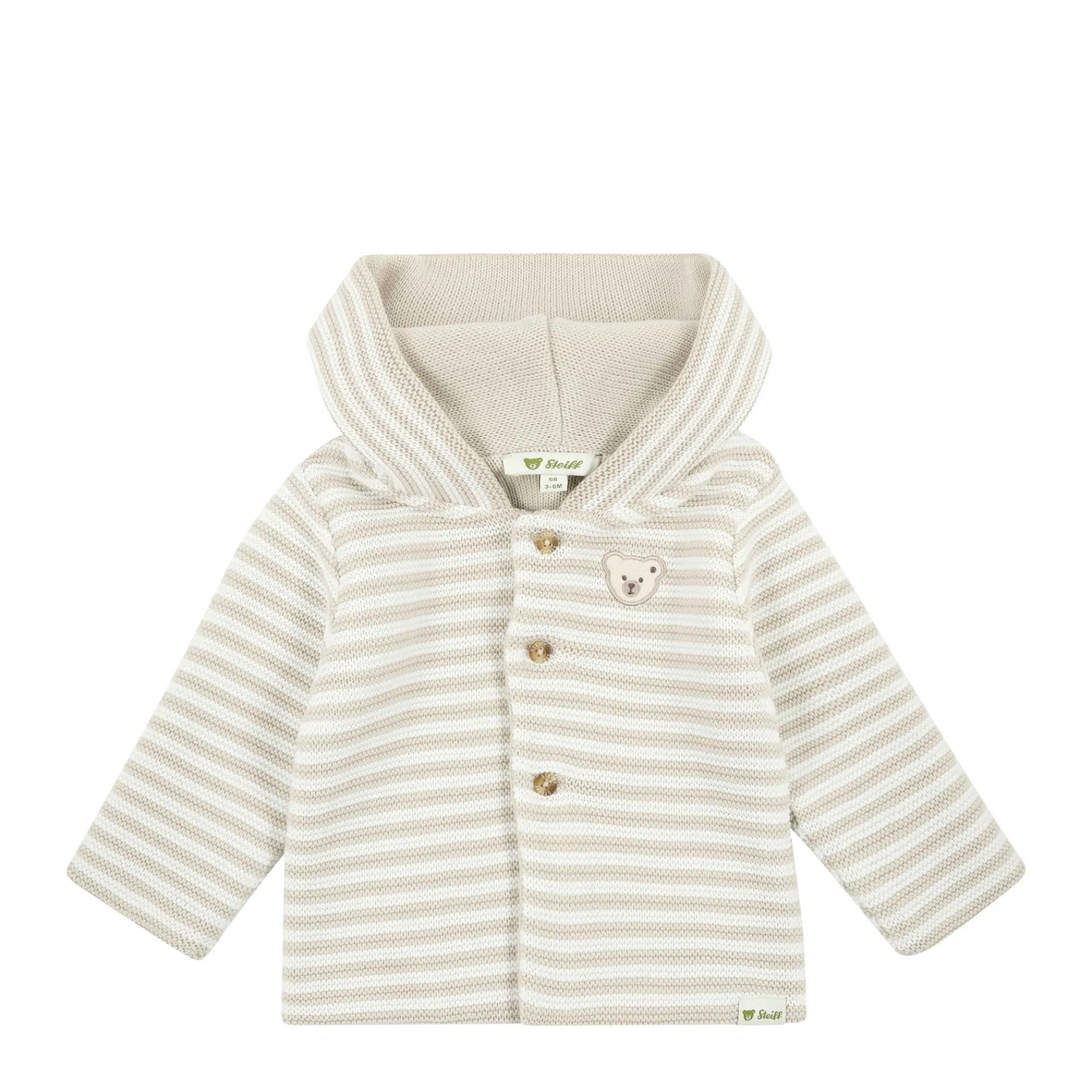 Steiff Naissance|Vêtements De Bébé Certifiés Gots*Cardigan tricot GOTS,
