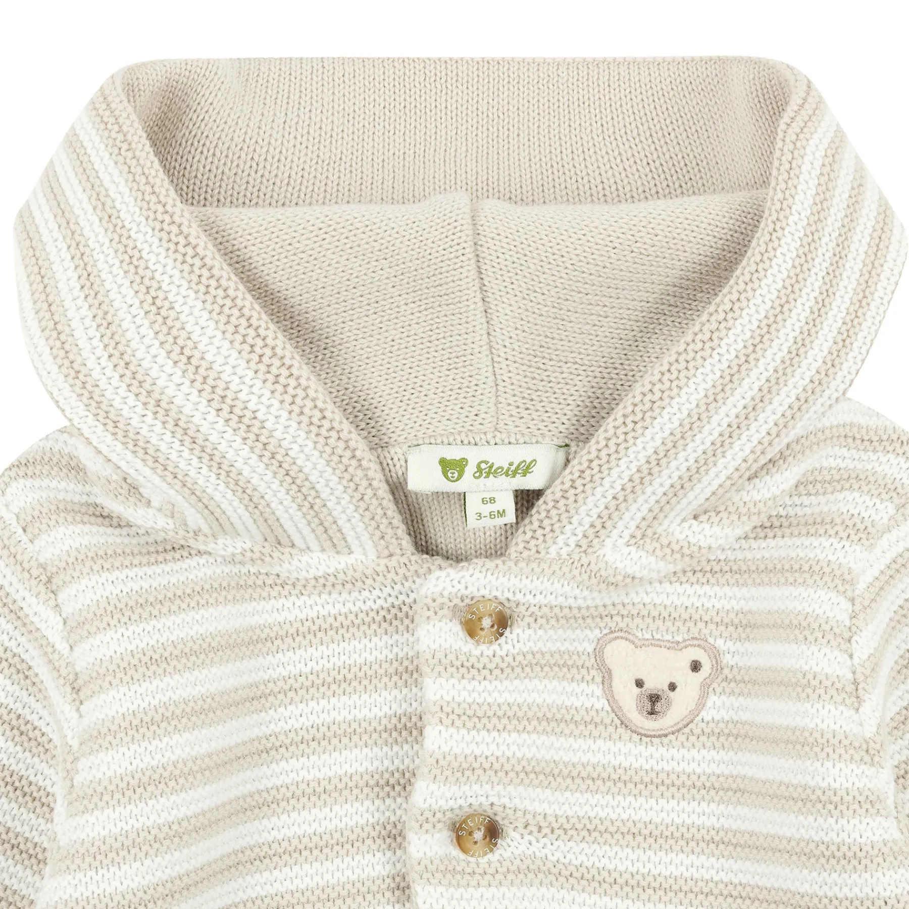 Steiff Naissance|Vêtements De Bébé Certifiés Gots*Cardigan tricot GOTS,