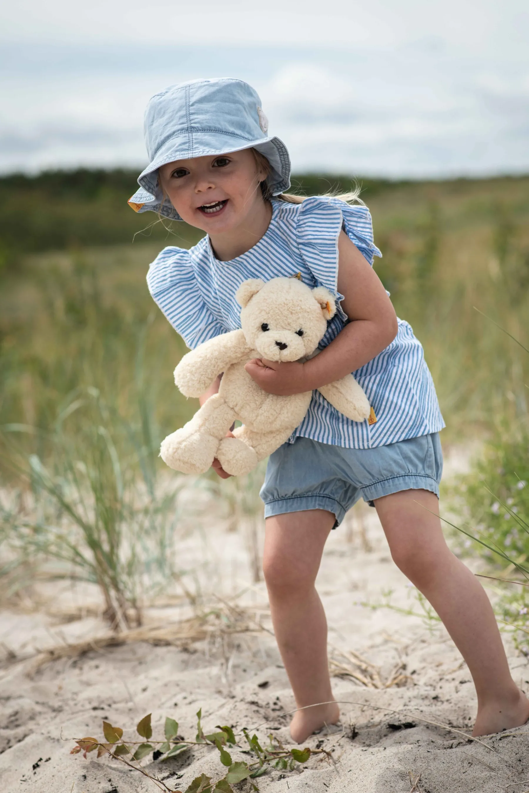 Enfant Steiff Bonnets Et Ècharpes|Bonnets Et Ècharpes*Chapeau, bleu moyenne