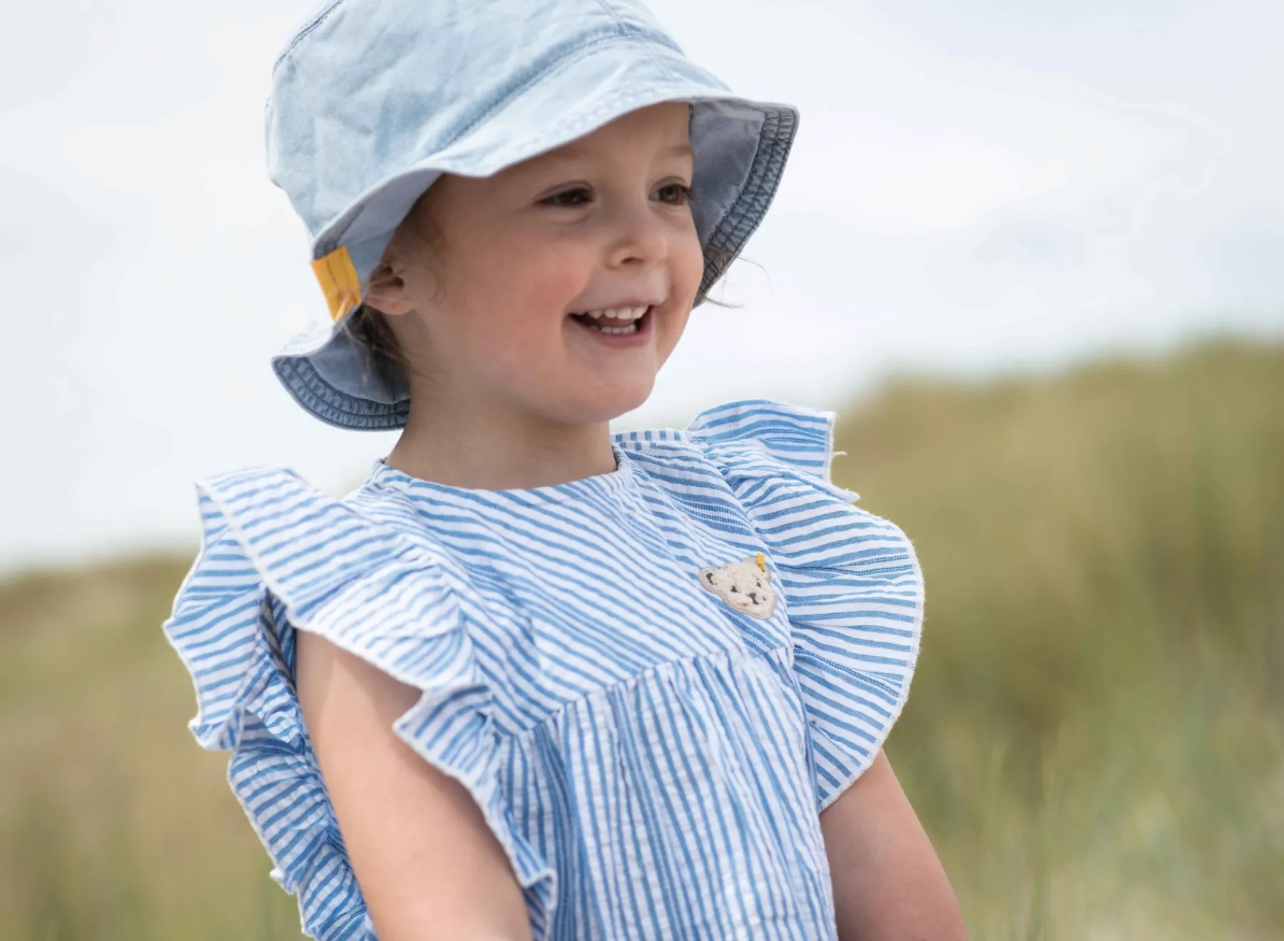 Enfant Steiff Bonnets Et Ècharpes|Bonnets Et Ècharpes*Chapeau, bleu moyenne