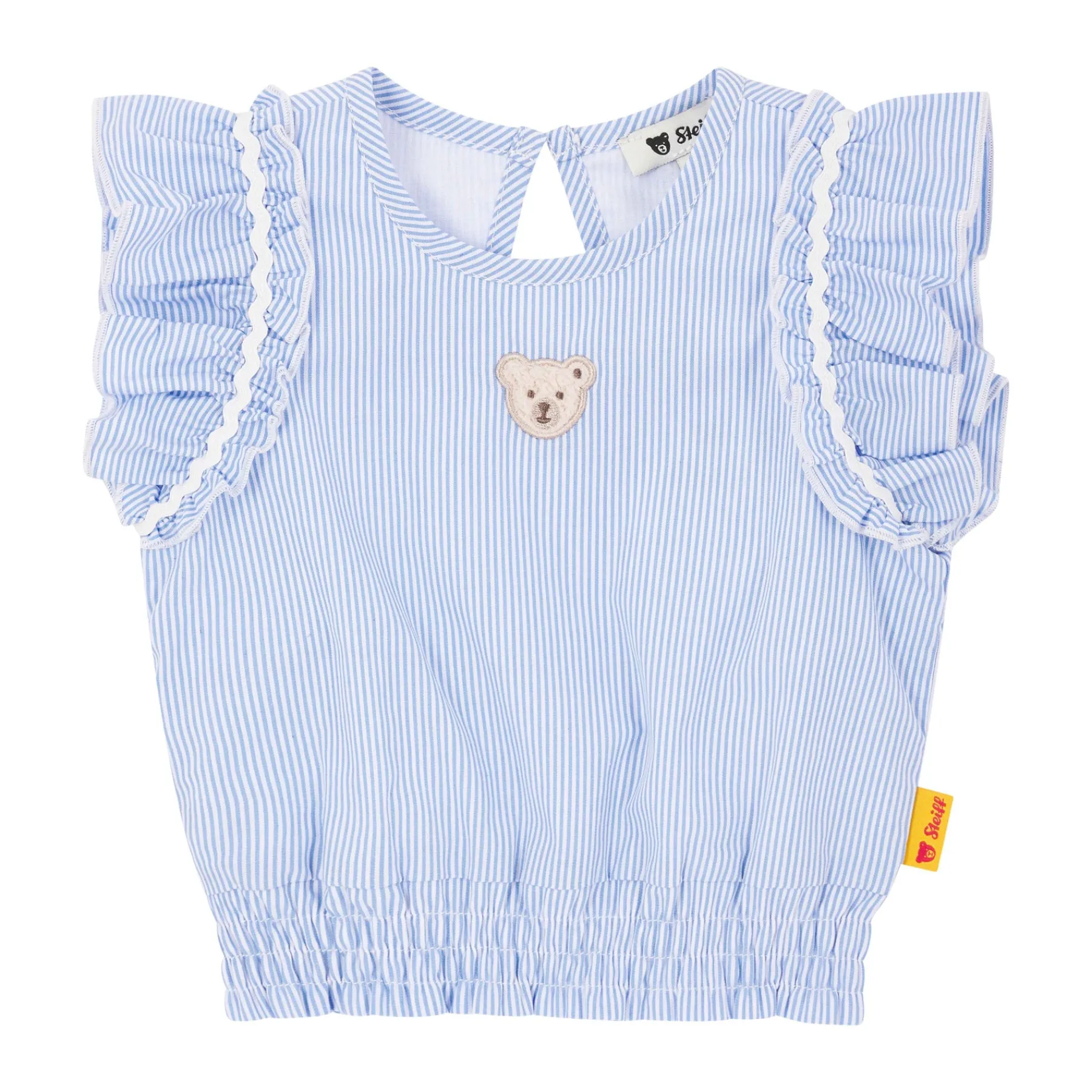 Steiff Bébé Filles (taille 56-80)*Chemise manches courtes, bleu clair pour Filles
