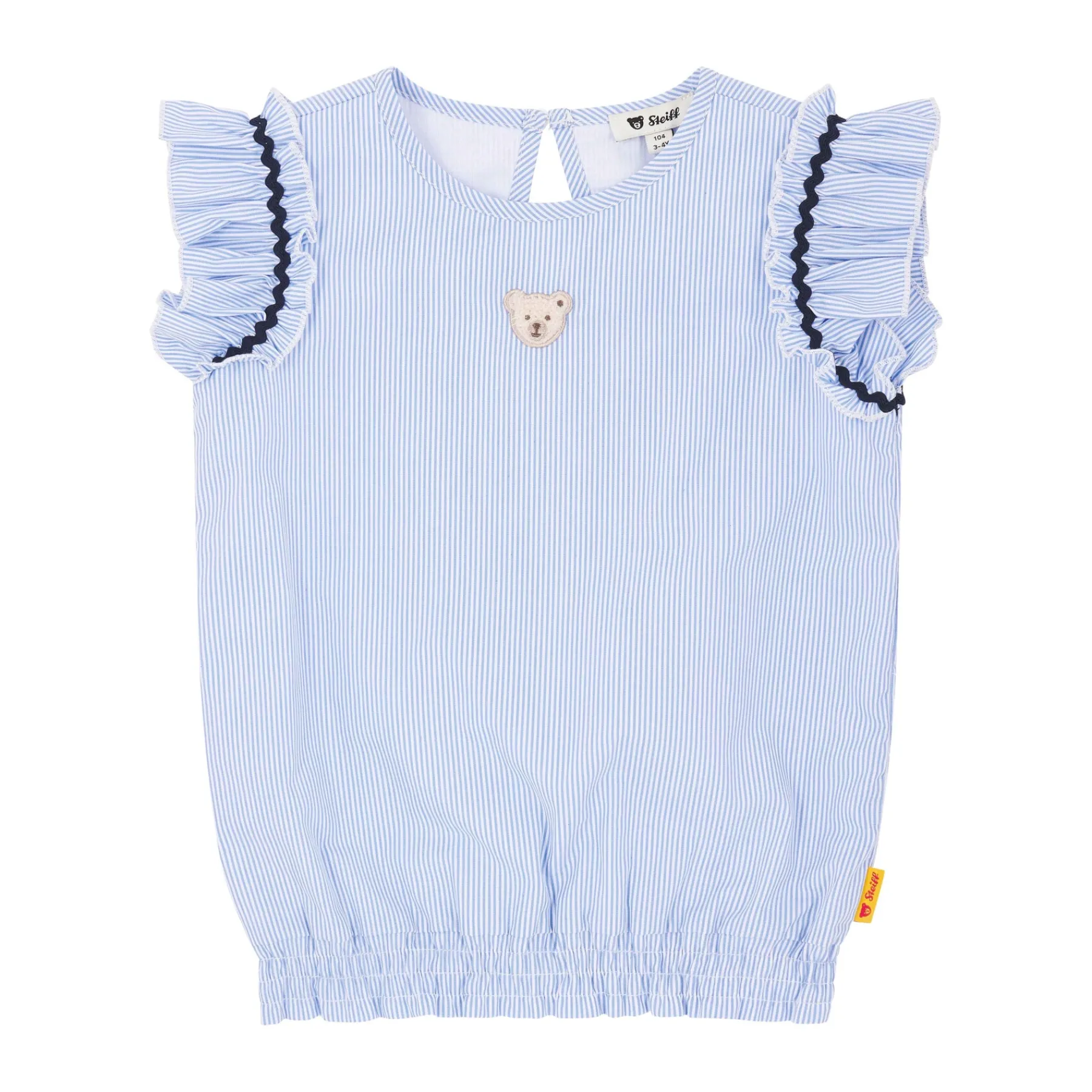 Enfant Steiff Anniversaire|Enfant Filles (taille 86-122)*Chemise manches courtes, bleu clair pour Filles