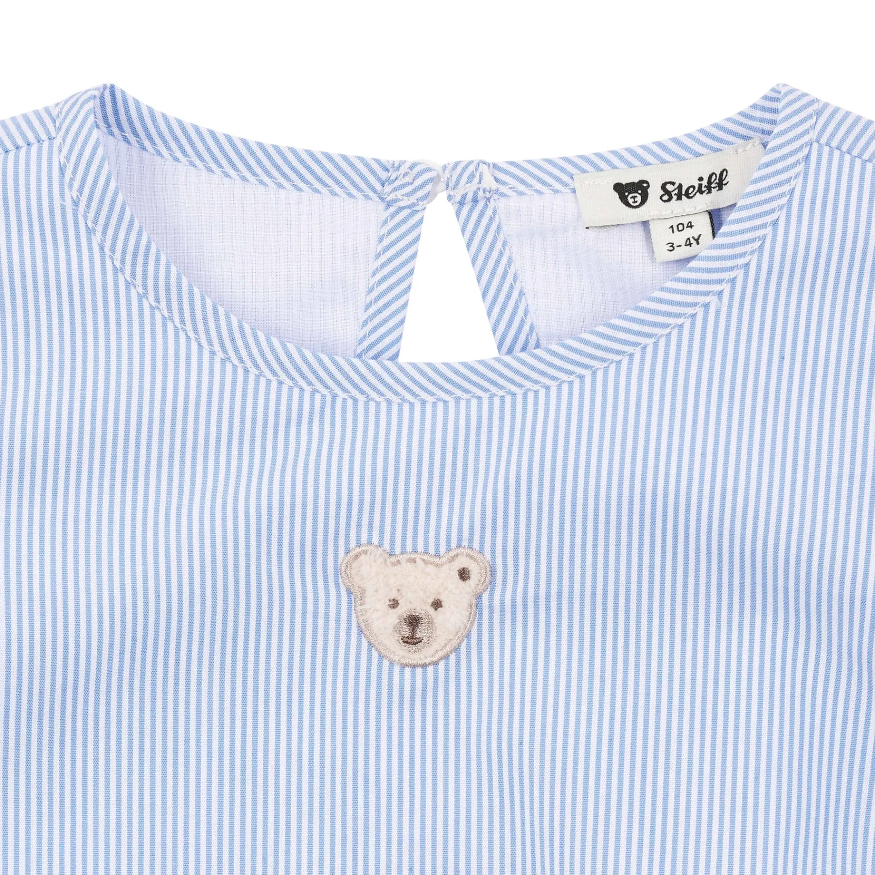 Enfant Steiff Anniversaire|Enfant Filles (taille 86-122)*Chemise manches courtes, bleu clair pour Filles