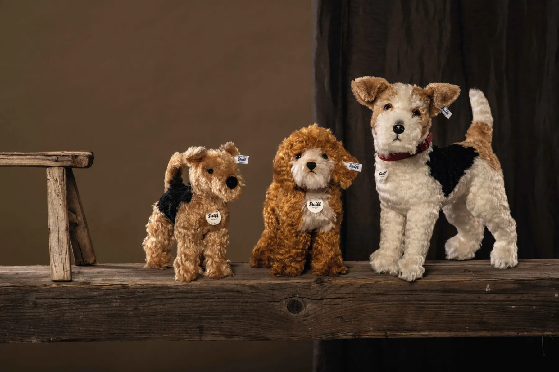 Steiff Collection Classique*Cockapoo Ricky, 27 cm, brun clair