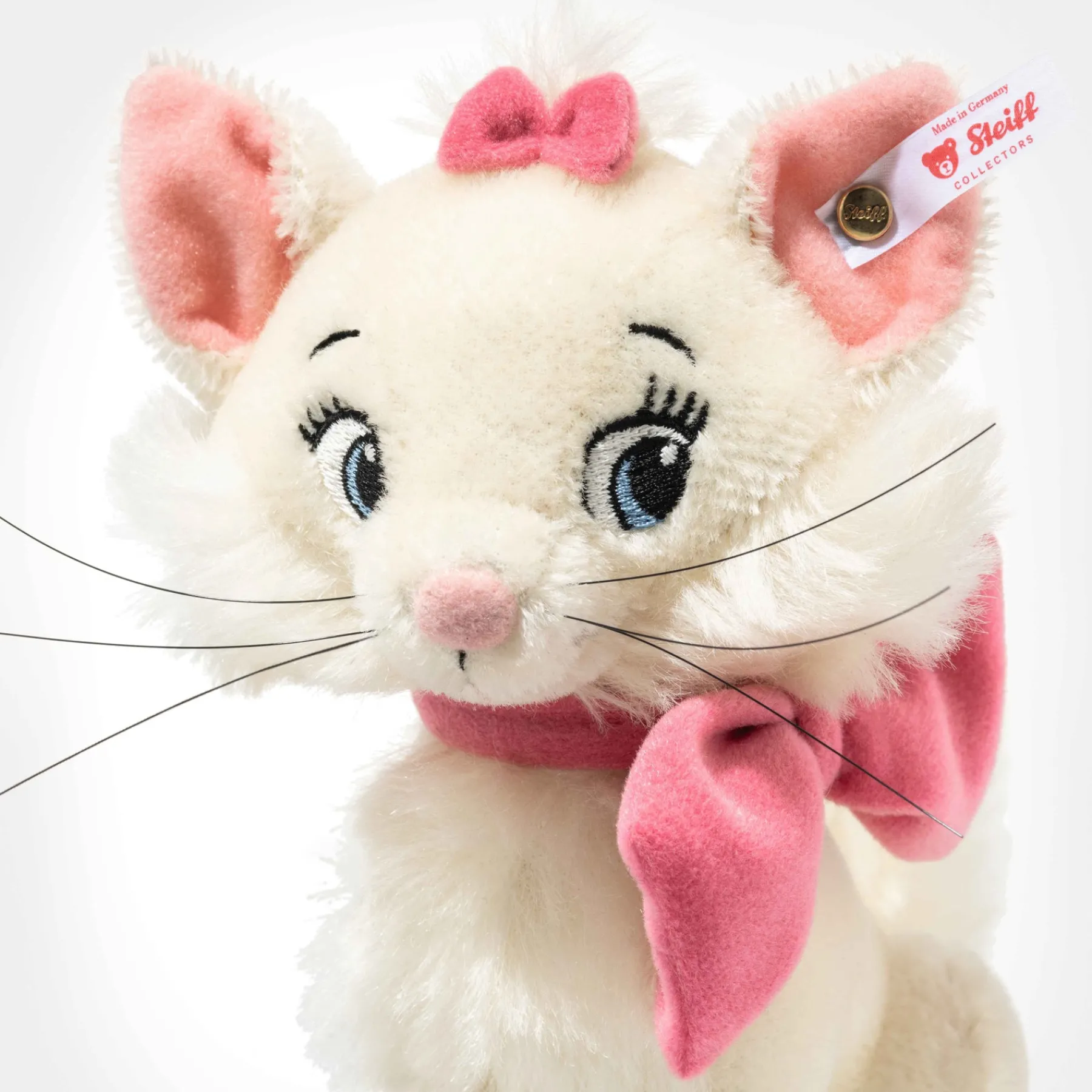 Steiff Disney|Édition Limitée*Disney Aristocat Marie, 18 cm, blanc