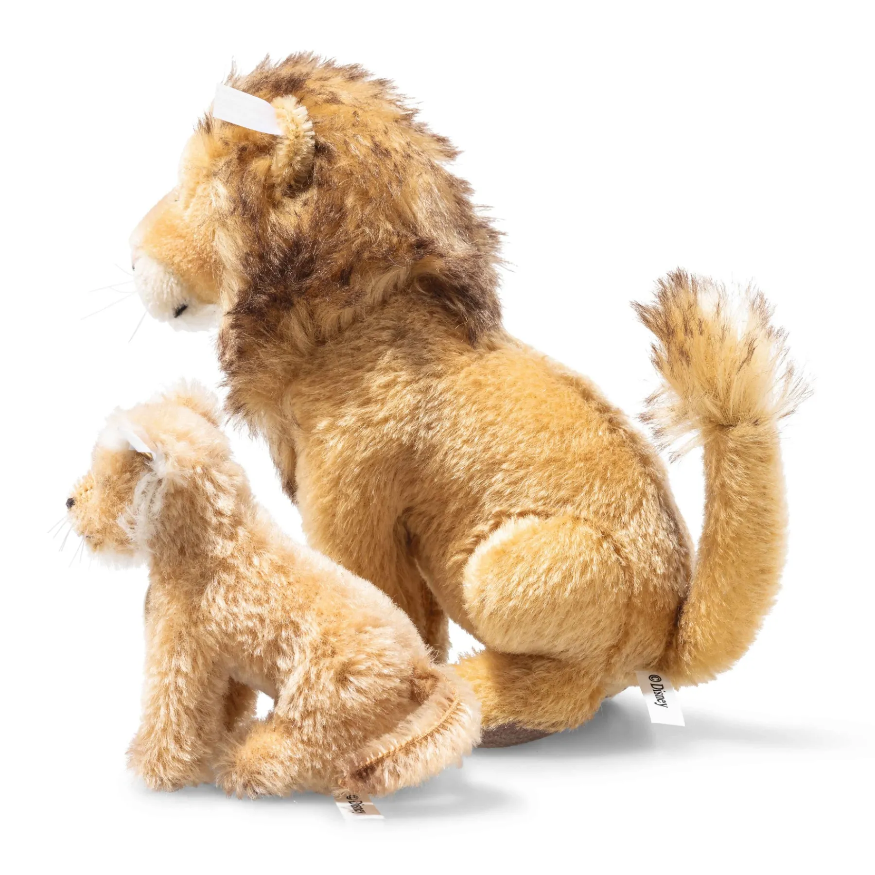 Steiff Disney|Édition Limitée*Disney Lion King Mufasa et Simba 30e anniversaire, 17 cm, multicolore